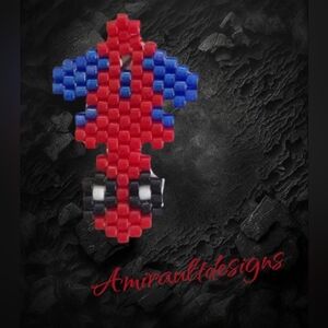 Beaded keychain charms